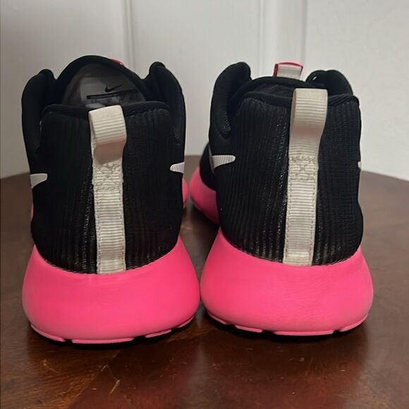 🔥🔥 NIKE ROSHE ONE FLIGHT WEIGHT GS BLACK PINK SHOES Girls Sz 6.5Y 705486 002 - Picture 7 of 11